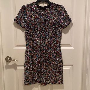 Dress the Population Multicolor Sequin Dress